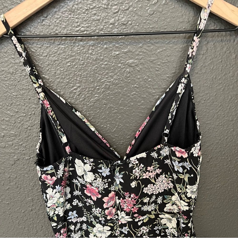 REVOLVE, Superdown, Sienna Fit & Flare Dress in Black Floral - Picture 8 of 15